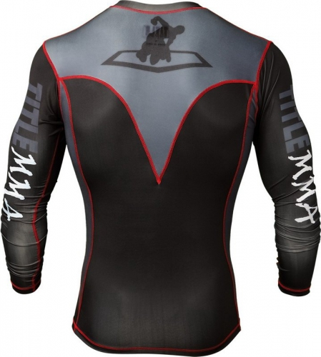 Рашгард Title MMA Intensity Rash Guard Black-Grey с дл. рукавом купити